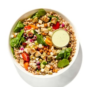 Lemon Grilled Chicken Grain Bowl