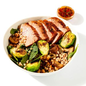Grilled Steak & Farro Bowl