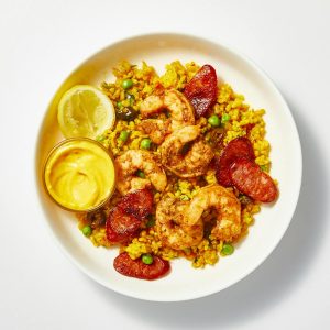 Shrimp and Chorizo Paella